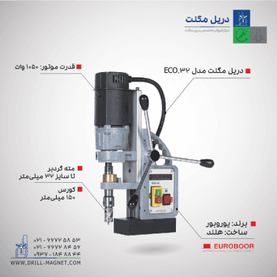 دریل مگنت یوروبور مدل ECO.32