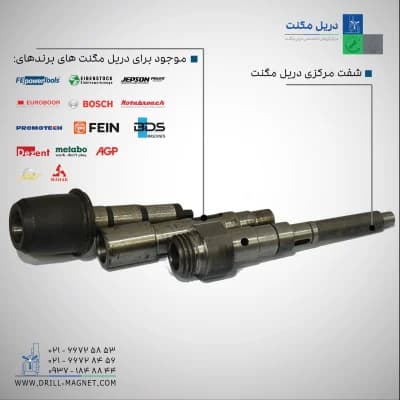 شفت مرکزی دریل مگنت